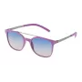 POLICE SPL16952GEAP heren rechthoekige Havana acetaat zonnebril met bruine polycarbonaatglazen UV400