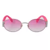 POLICE SPLA18-540492 dames zonnebril, rechthoekig, Havana bruin verloop 54 mm