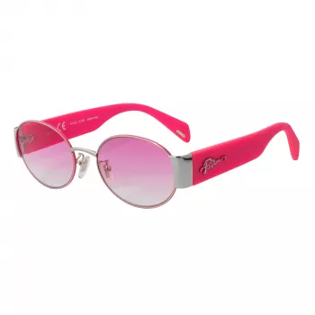 POLICE SPLA18-540492 dames zonnebril, rechthoekig, Havana bruin verloop 54 mm