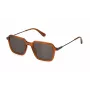 POLICE SPLL10-520W45 herenzonnebril Havana montuur grijze glazen 52mm
