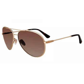 POLICE SPLL11-620H34 unisex zonnebril - zwart/havana montuur, grijze glazen, 62 mm