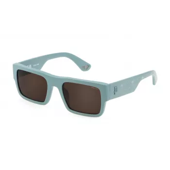 POLICE SPLL12-540M81 heren zonnebril mat zwart gepolariseerd 54/21/145 mm