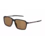 POLICE SPLL16-58V78X herenzonnebril havanna bruin gradient rechthoekig acetaat UV400