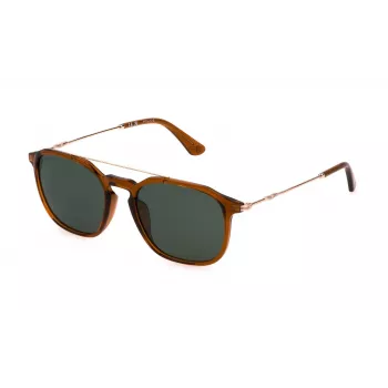 POLICE SPLL76-53D67P heren gepolariseerde zonnebril havanna bruin 53mm
