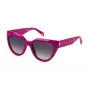 POLICE SPLN61-5409M3 dameszonnebril Havana vierkant 54mm