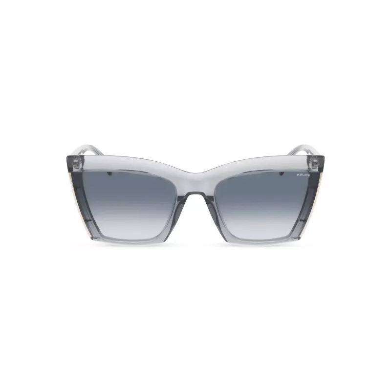 POLICE SPLP44-60098Z dames rechthoekige zonnebril - Havana/bruin - 60/21/140 mm