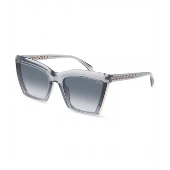 POLICE SPLP44-60098Z dames rechthoekige zonnebril - Havana/bruin - 60/21/140 mm