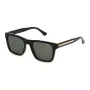 POLICE SPLP56-520Z42 heren zonnebril, vierkant, zwart/grijs, 52 mm