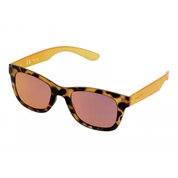 POLICE Zonnebril Heren S194450878R Havana Acetaat Rechthoekig 50/22/140 mm