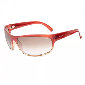 POLICE Unisex Zonnebril S1863M710ACN Havana/Bruin acetaat montuur Bruin verloopglas 71mm