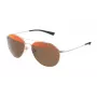 POLICE unisex zonnebril S8953V570300 pilot acetaat zwart grijs 57mm