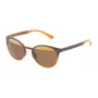 POLICE unisex zonnebril SPL162V506L2H Havana acetaat montuur bruin verloopglazen 50mm