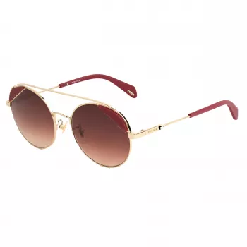 POLICE Woman SPLA9454300Y rechthoekige zonnebril Havana 54mm