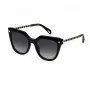 POLICE dames SPLN63-530700 rechthoekige acetaat zonnebril, havana/bruin, 53mm
