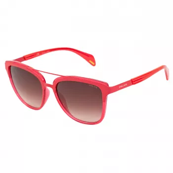 POLICE dameszonnebril SPL498550SG3 Havana bruin gradient 55mm