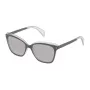 POLICE dames zonnebril SPL643567DXX - geometrisch acetaat montuur met UV400-bescherming