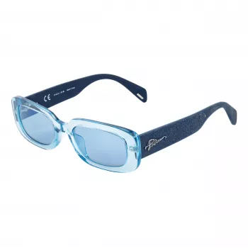 Police dames zonnebril SPLA17536N1X - zwart montuur, grijze verloopglazen, 53 mm