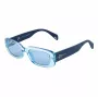 Police dames zonnebril SPLA17536N1X - zwart montuur, grijze verloopglazen, 53 mm