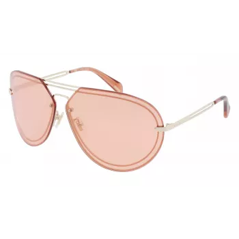POLICE dames zonnebril SPLA9367300A butterfly havana acetaat UV400