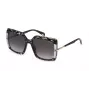 POLICE dames zonnebril SPLG23M5706RT havanna acetaat montuur bruine verloopglazen 57/19/140 mm
