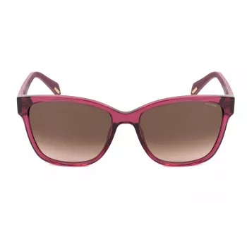 Police Dames zonnebril SPLG44560G64 - zwart montuur, grijs verlopende glazen, 56 mm