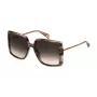 POLICE dames zonnebril SPLL96-560836 cat eye acetaat montuur bruin verloopglazen 56/14/140 mm