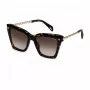 POLICE dames zonnebril SPLN62-520779 havana bruin hoekig 52mm