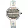 POLICE dameshorloge PL16070BS04PU 35mm blauwe wijzerplaat leren band