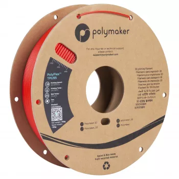 Polymaker TPU-95A 3D-printerfilament, 1,75 mm, 0,75 kg, rood (PD01003)
