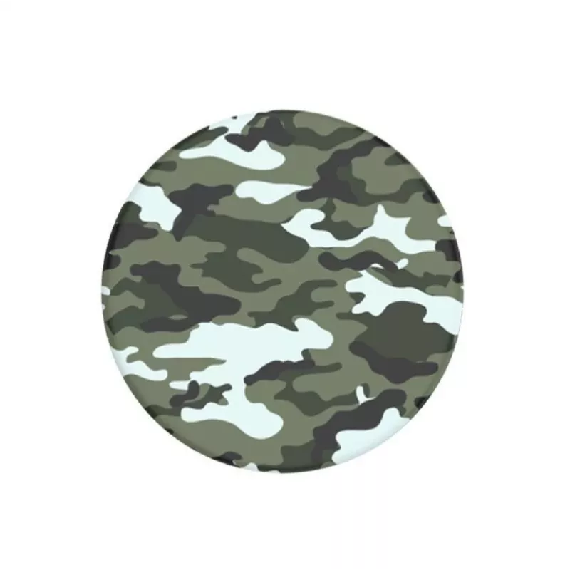Popsockets Basic Camo donkergroen telefoongrip en standaard