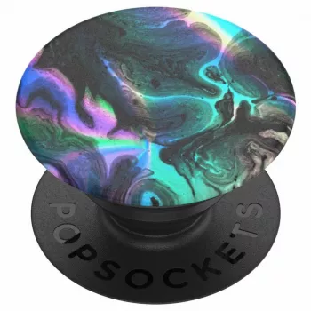 PopSockets Oil Agate Swappable PopGrip - uitschuifbare telefoongrip en -standaard
