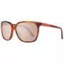 Porsche Design P8589-60E dames zonnebril - gunmetal grey, rechthoekig montuur, UV400-bescherming