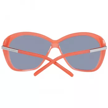 PORSCHE DESIGN dames zonnebril P8603-66A titanium goud pilot aviator grijs verloop UV400