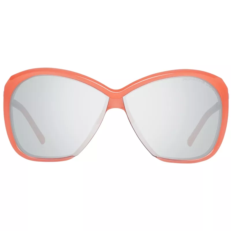 PORSCHE DESIGN dames zonnebril P8603-66A titanium goud pilot aviator grijs verloop UV400