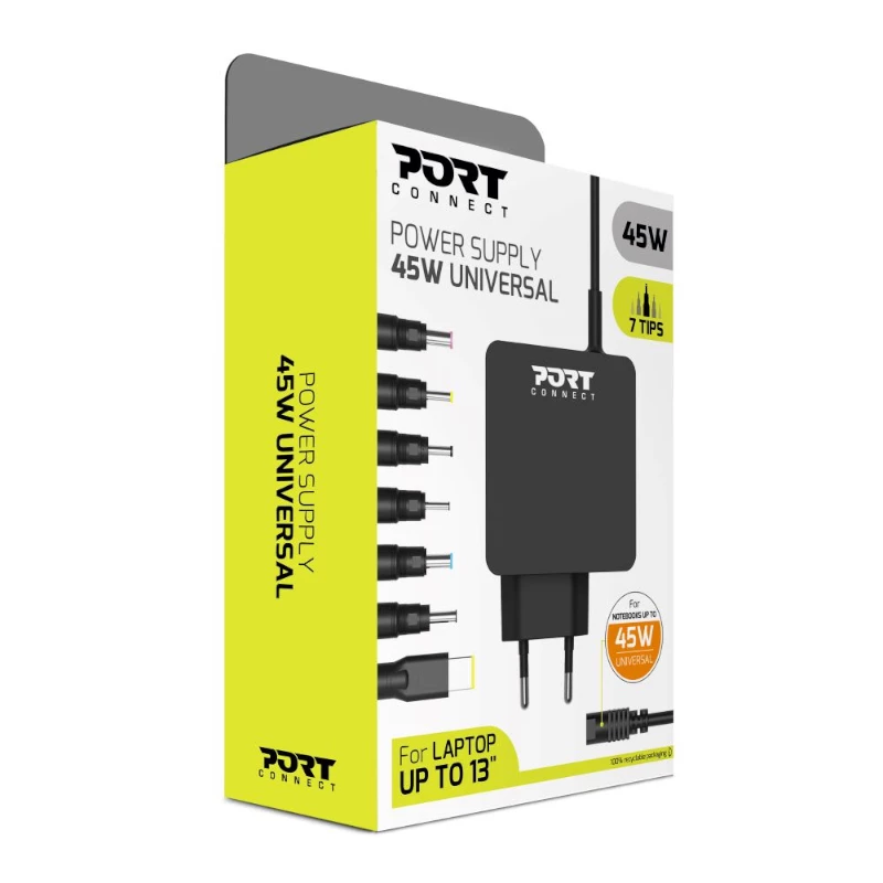 Port Connect 45W universele notebookvoeding