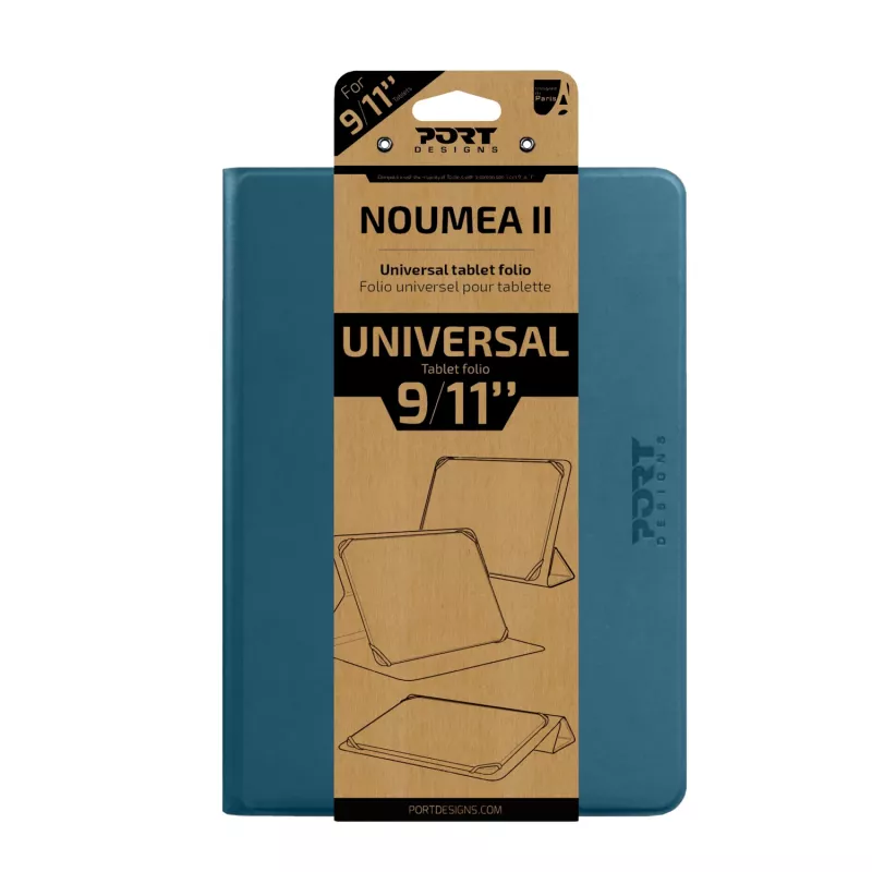 Port Designs Noumea II universele folio tabletcase voor 9-11 inch tablets - blauw (201328)