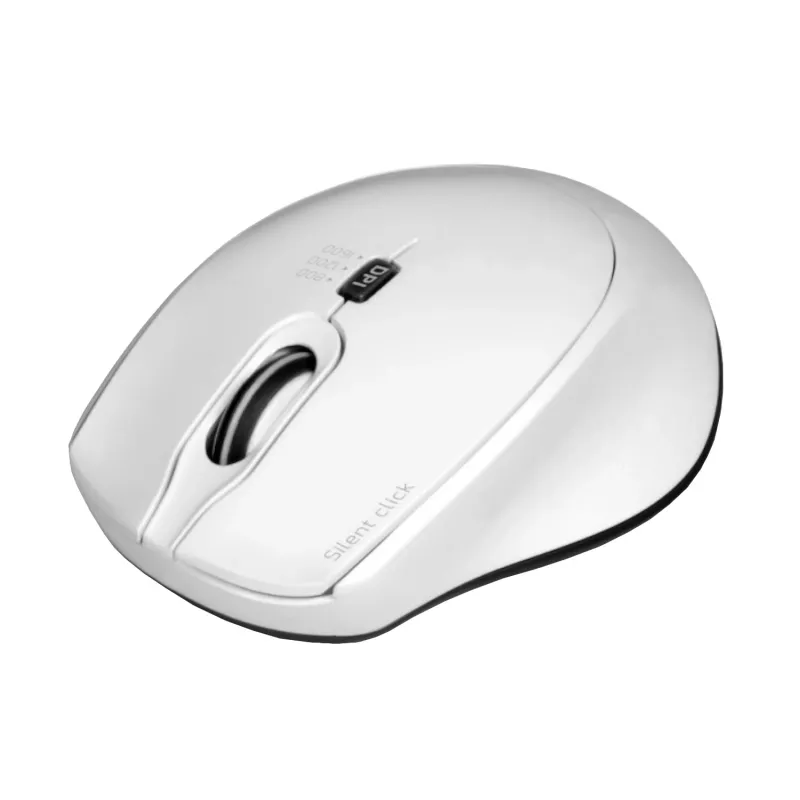 Port Designs Port Connect Silent 1600DPI 3-knops draadloze muis - wit