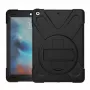 Port Designs Pro Shock 360 robuuste beschermhoes en roterende folio voor Samsung Galaxy Tab A9+ - zwart
