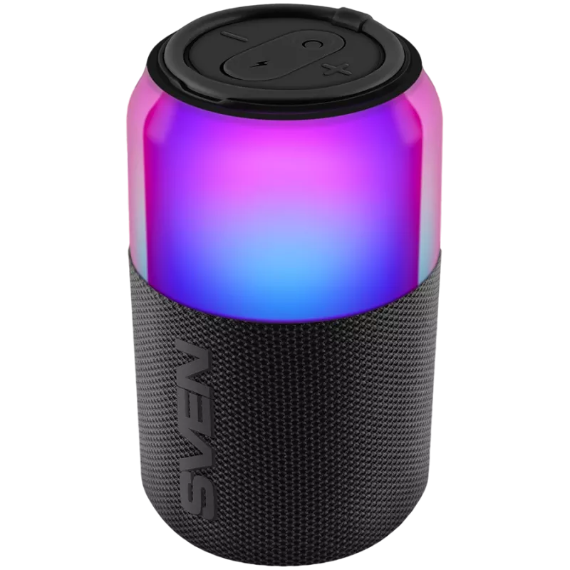Draagbare luidspreker SVEN PS-130, rood, 10W RMS, TWS, Bluetooth, USB, lithiumaccu