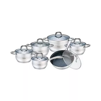 Pannenset 12-delig SALERNO BR-4004