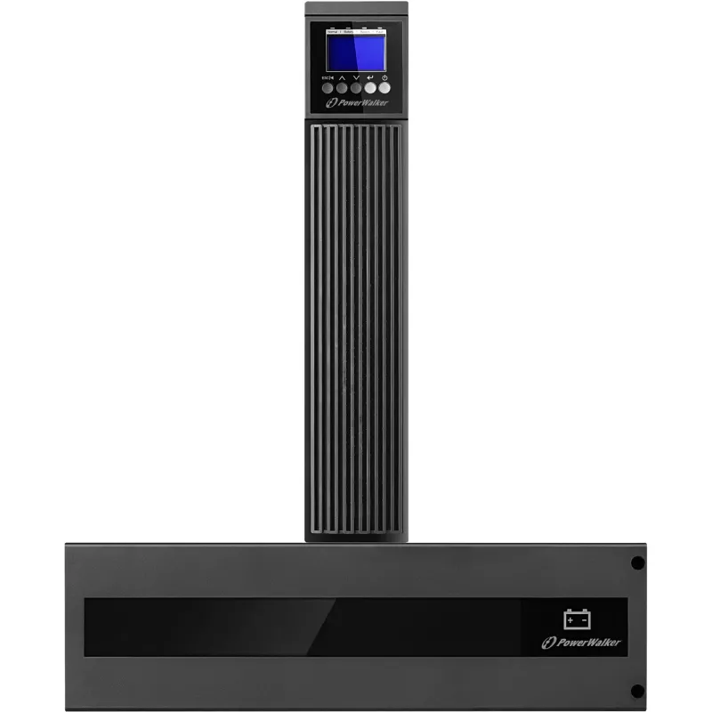 PowerWalker VFI 10000 RTG PF1 online UPS 10000VA/10000W 5U rack/tower LCD met batterijpakket