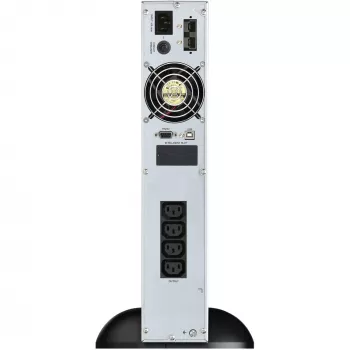 PowerWalker VFI 2000 CRS onderbrekingsvrije stroomvoorziening (UPS) dubbelwandler (online), 2 kVA / 1600 W, 4 AC-uitgangen, tower