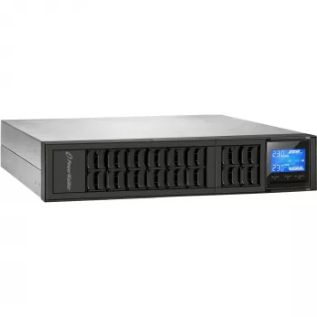 PowerWalker VFI 2000 CRS onderbrekingsvrije stroomvoorziening (UPS) dubbelwandler (online), 2 kVA / 1600 W, 4 AC-uitgangen, tower