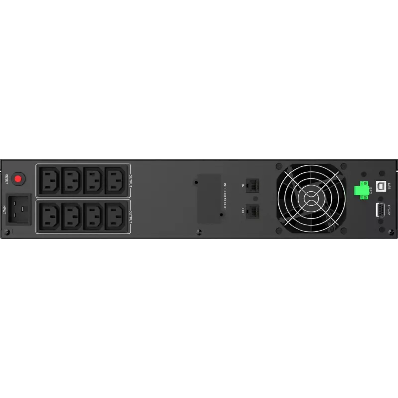 PowerWalker VI 3000 RLE UK line-interactive UPS, 3000 VA / 1800 W, 8 AC-uitgangen