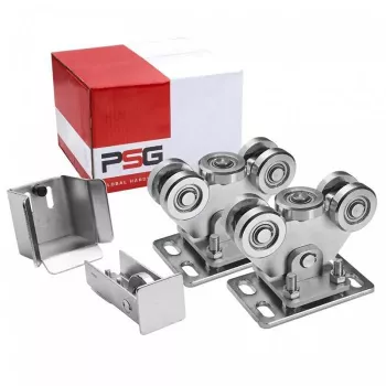 PRESONUS trolleypakket PSG 60.00P.80 voor schuifpoorten voor rail 80x80x5 mm