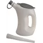 PRESSOL 3L maatbeker met deksel en flexibele schenktuit, wit/transparant 07623