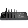 Prestigio Revolt A6 Space Gray 3-in-1 draadloze oplader