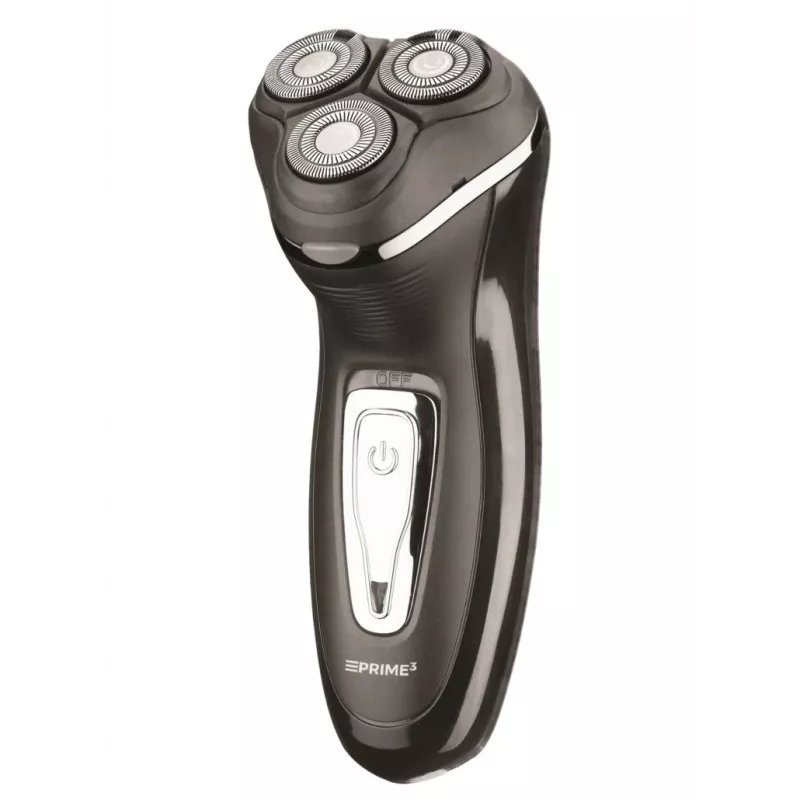 PRIME3 SRS11 heren roterend scheerapparaat met pop-up trimmer, zwart/zilver