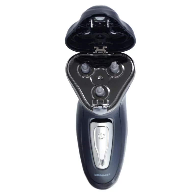 PRIME3 SRS11 heren roterend scheerapparaat met pop-up trimmer, zwart/zilver