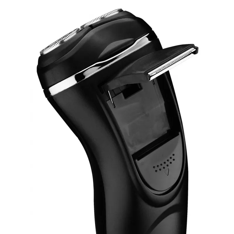 PRIME3 SRS11 heren roterend scheerapparaat met pop-up trimmer, zwart/zilver